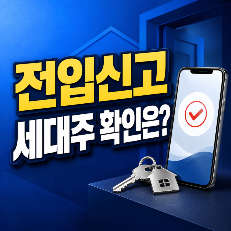 인터넷 전입신고 세대주 확인 방법｜승인 절차·처리기간
