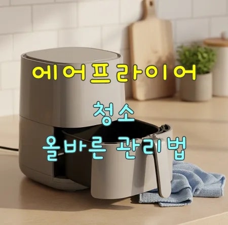 에어프라이어 청소 이렇게 하세요! 6가지 실수와 올바른 관리법