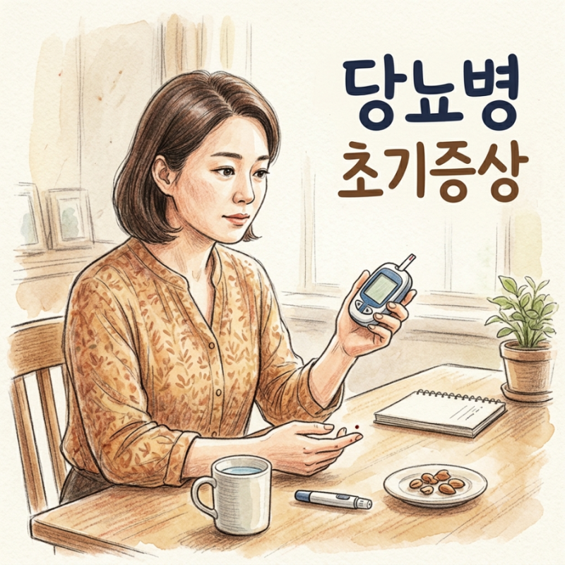 당뇨병 초기증상 7가지와 자가진단 기준 총정리