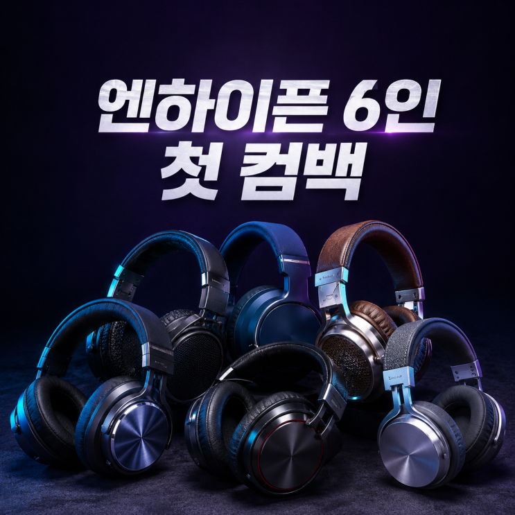 <b>엔하이픈</b> 6인 첫 컴백, THE SIN : BLISS에 희승이 없는 이유