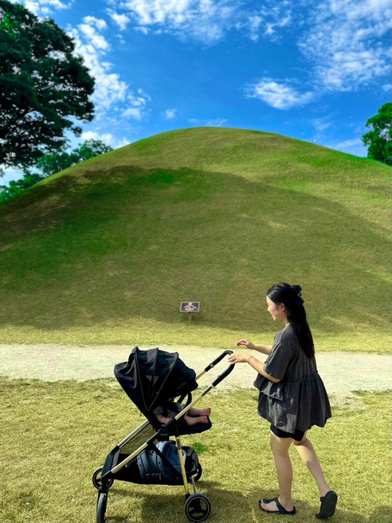 휴대용보다 가벼운 뉴나 절충형 유모차 익싸 넥스트 두 달 사용 후기(휴대용, 절충 비교)