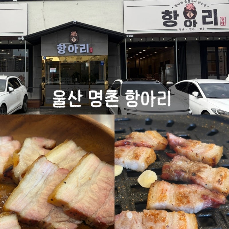 울산 명촌 맛집 항아리 항아리삼겹살 기름쏙빠진 명촌 고기 맛집