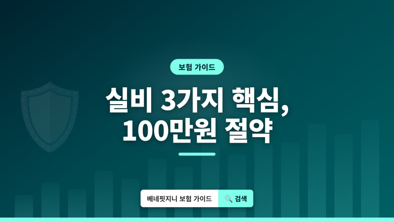 5세대 실손 | 비급여 3가지 핵심 보장과 연 100만원 아끼는 법