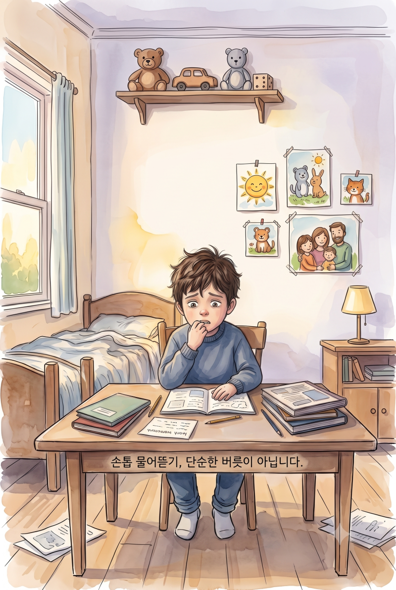 손톱 물어뜯는 이유, “그만 뜯어!” 할수록 더 심해질 수 있는 아이의 5가지 심리 부모심리....