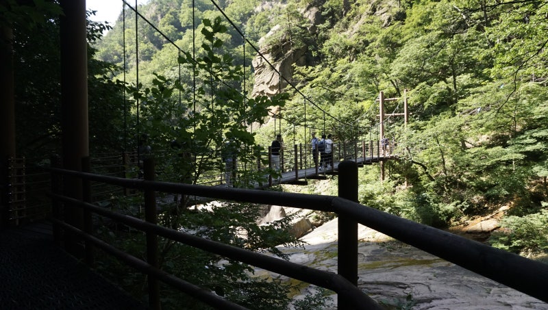 설악산 용소폭포에서 오색약수터까지