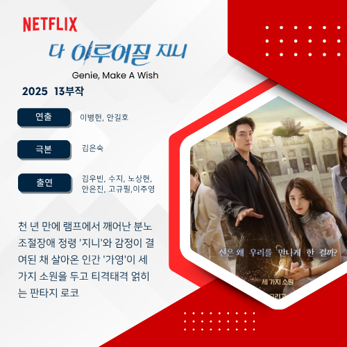 《다 이루어질지니》(Genie, Make A Wish) - 10년 만에 다시 만난 김우빈×수지, 넷플릭스에서 마법 ....