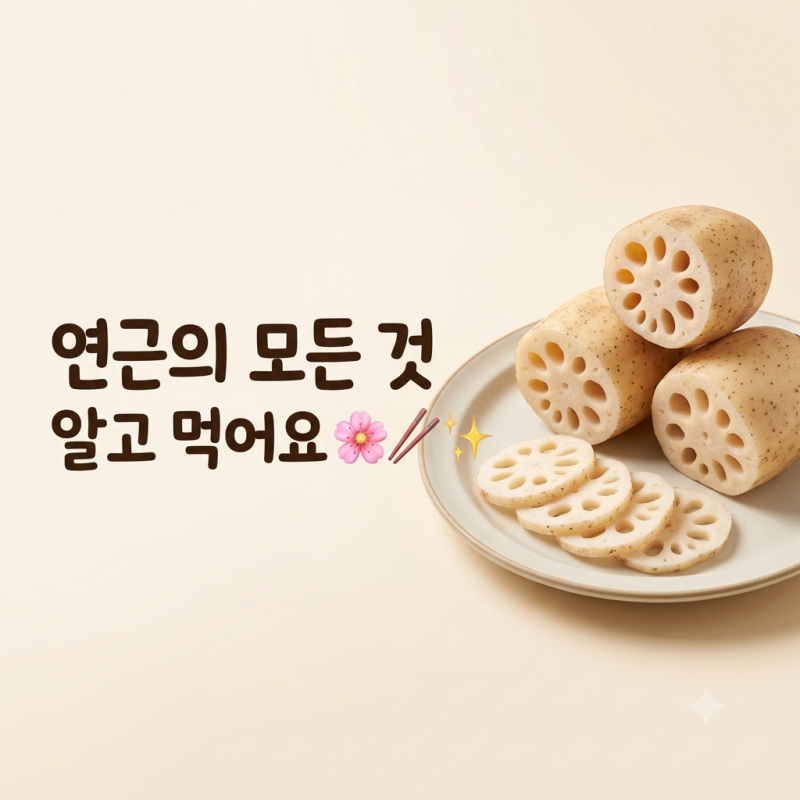 연근 효능, 영양 성분과 먹는 법·손질법 주의사항 정리
