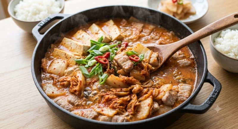 깊은 맛의 비밀! 실패 없는 돼지고기 김치찌개 황금레시피 (이것만 넣으세요)