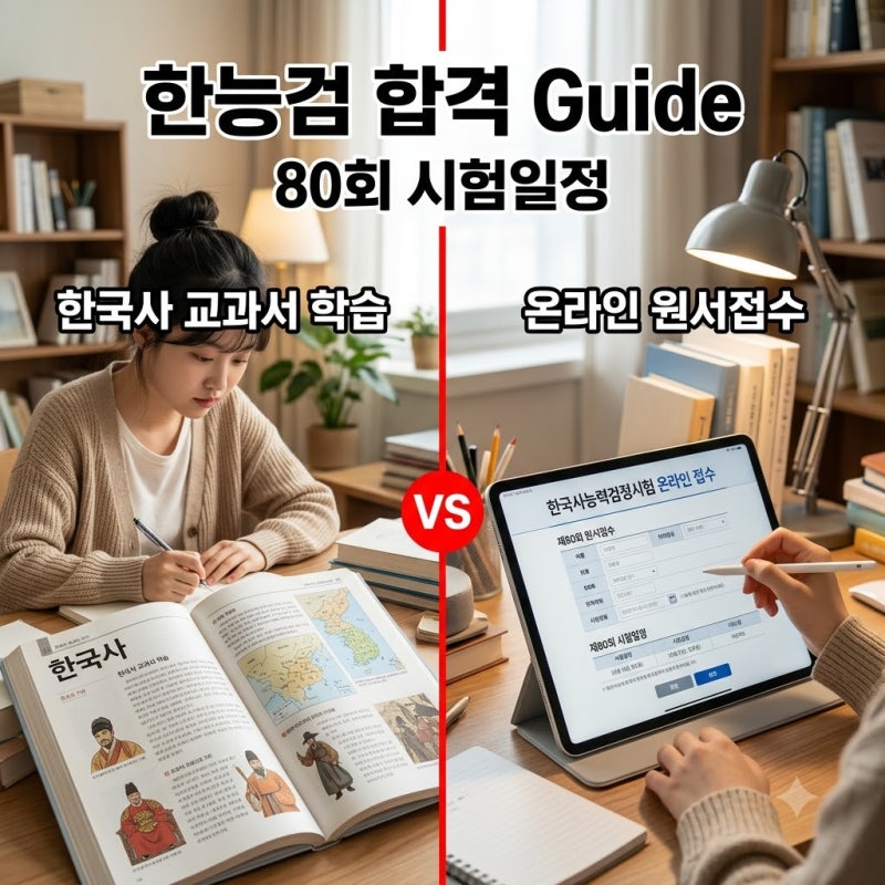 한국사능력검정 80회 시험일정과 심화 1급 단기 합격 꿀팁 총정리