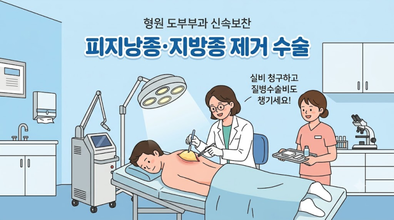 피지낭종·지방종 제거 수술비 50만원 수령 후기! 질병수술비 보험금 청구 서류 및 L72 코드 총....