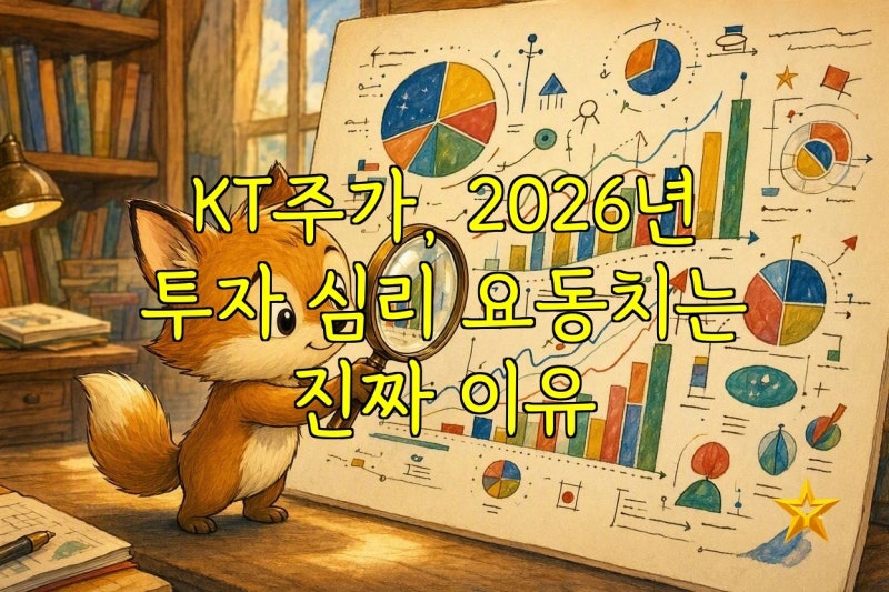 KT주가, 2026년 투자 심리 요동치는 진짜 이유