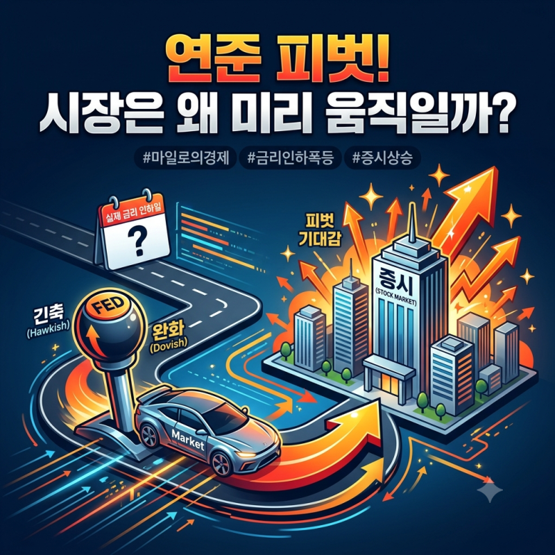 연준 피벗, 금리 인하 전에 시장이 움직이는 이유