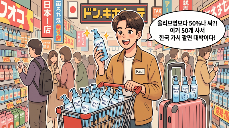 일본 돈키호테 비오레 쿨링 미스트 50개 사왔다가 재판매 참교육당한 썰 (화장품법 주의사항)