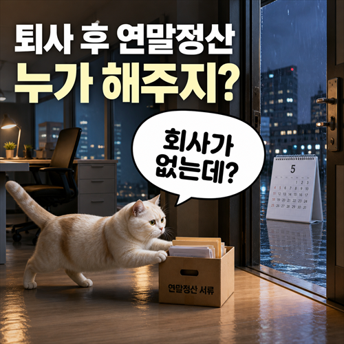 퇴사 후 연말정산은 누가 해줄까? 재취업 안 하면 5월에 챙길 것