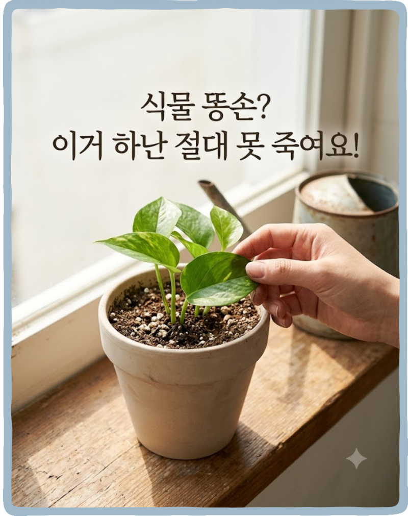 스킨답서스 키우기 – 초보도 100% 성공하는 실내식물 완벽 가이드