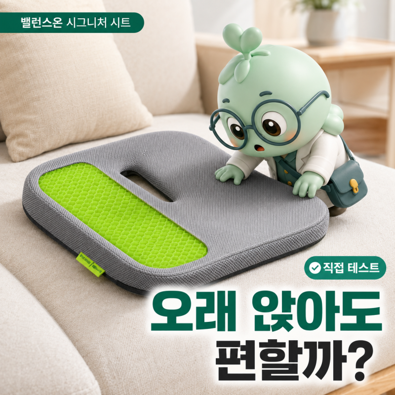 밸런스온 시그니처 시트 후기, 자세교정 방석 선택 포인트