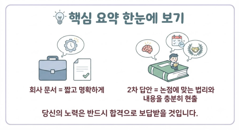 [직장병행 노무사 합격수기] 2차 6회 응시 끝에 합격한 직장인 공부법