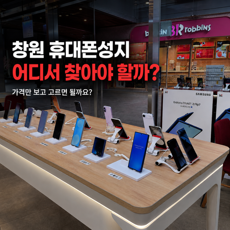창원 휴대폰성지 어디서 찾아야 할까? 시세표 보기전 꼭 확인하세요