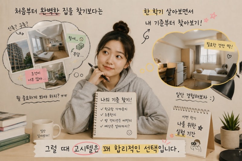 원광대 첫 자취｜기숙사는 싫고 원룸은 부담스럽다면