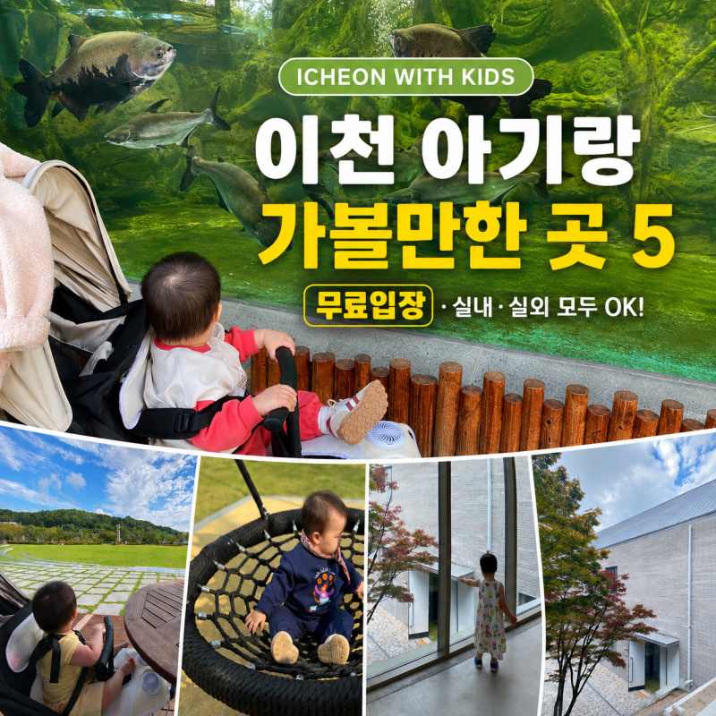 이천 아기랑 가볼만한 곳 5곳｜입장료 걱정 없는 무료 나들이