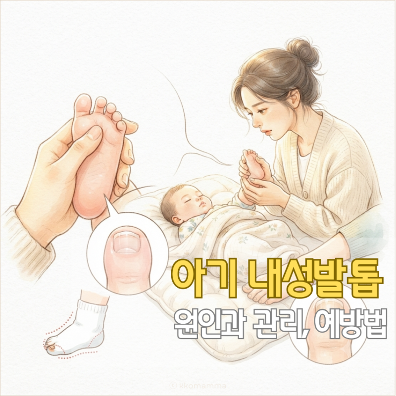 아기 내성발톱 진행 단계, 원인부터 관리·예방법까지