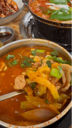 광주 애호박찌개 진식당 주차 24시간영업 갈치조림 함께 먹은 후기
