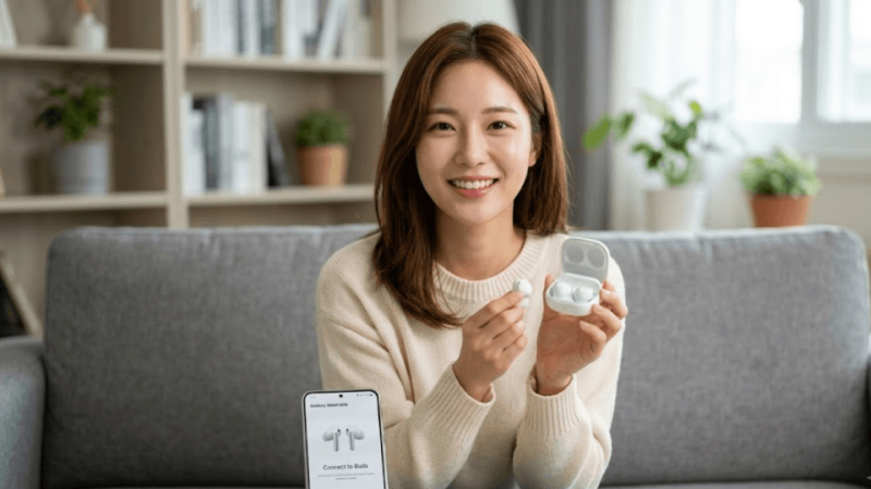 갤럭시 버즈 연결방법 및 안됨 해결, 수동 페이링 방법