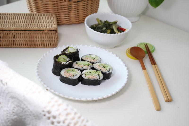 오이참치김밥만들기, 아삭하고 담백한 다이어트김밥 레시피