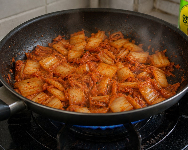 맛없는 김치도 밥도둑으로! 류수영 볶음김치 비법