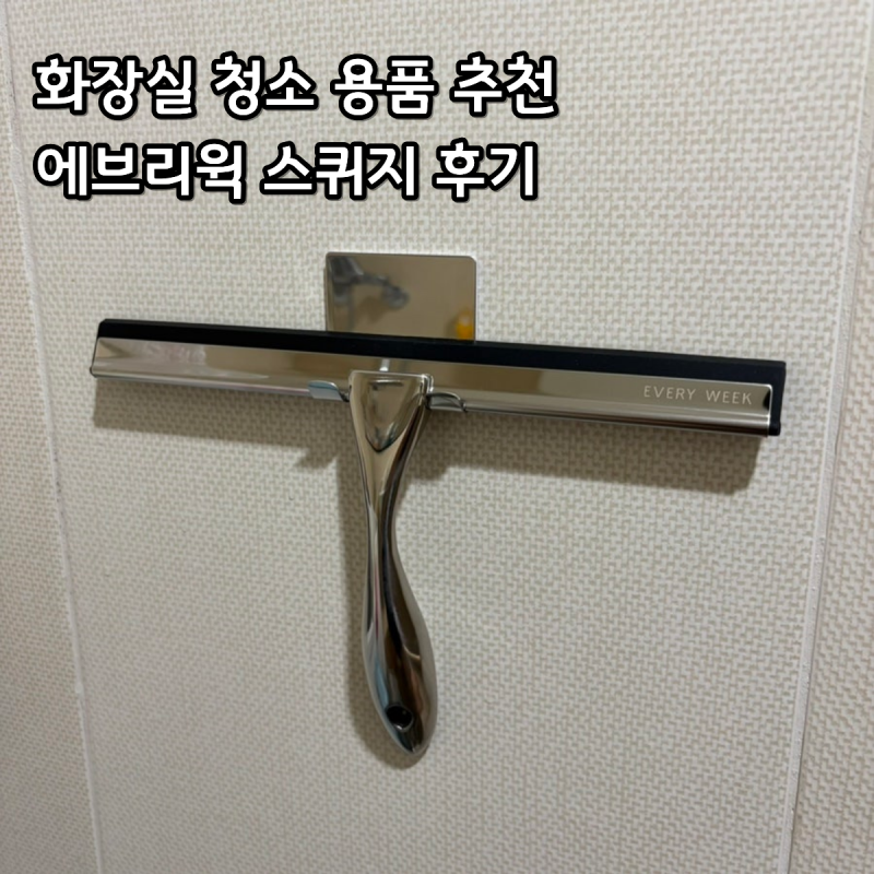 스테인리스 고급 에브리윅 304 화장실 청소 스퀴지 사용후기