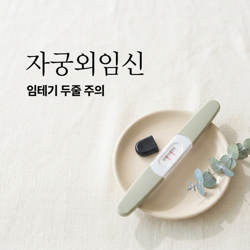 자궁외임신 임테기 두줄 나와도 위험한 이유