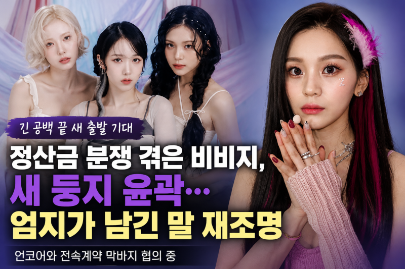 정산금 분쟁 겪은 비비지, 새 둥지 윤곽…엄지가 남긴 말 재조명
