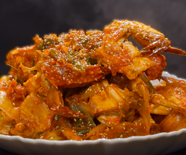 삼겹살과 꽃게의 미친 조합 편스토랑 오상진 꽃 제육 레시피