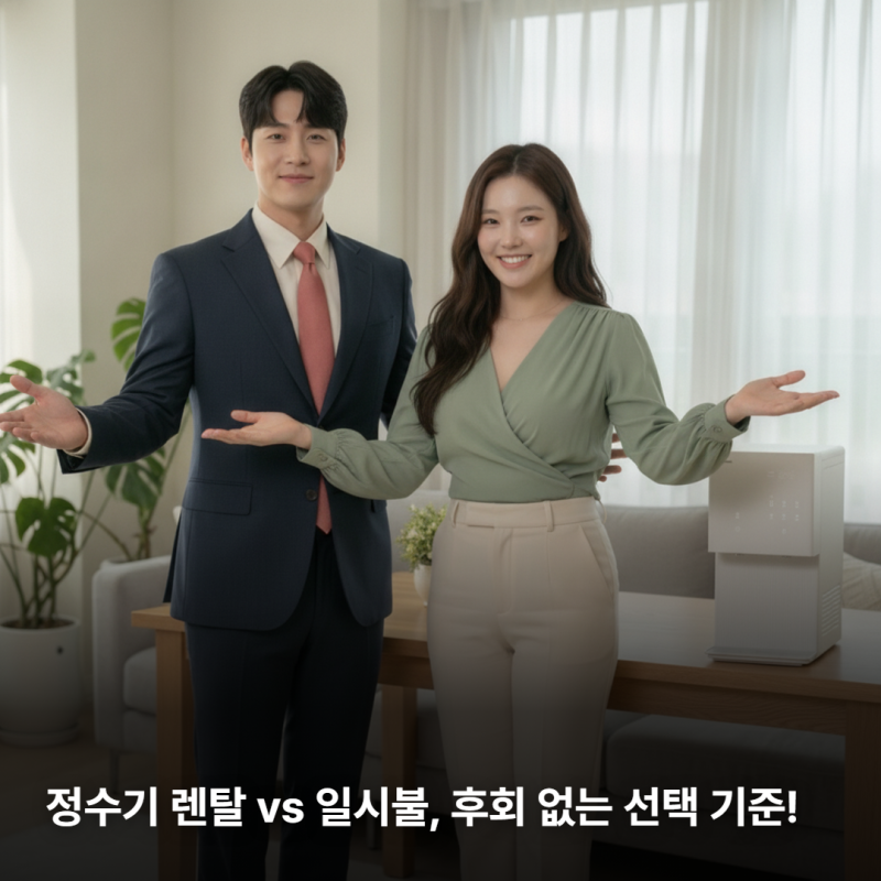 쿠쿠 정수기 렌탈 일시불 비교, 후회 없는 선택 기준 총정리