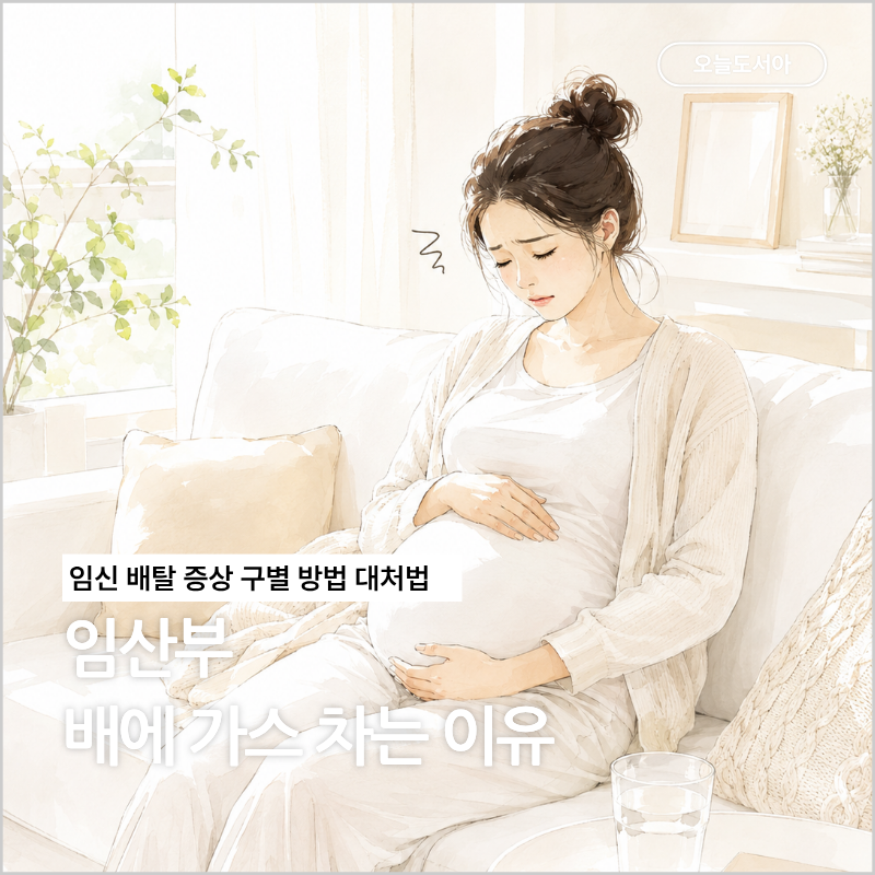 임신 중 배에 빵빵하게 가스 차는 이유 임산부 배탈 증상 구별 방법 대처법