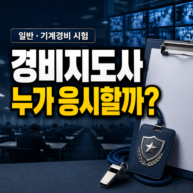 경비지도사 응시자격｜일반·기계경비 시험과목과 면제조건