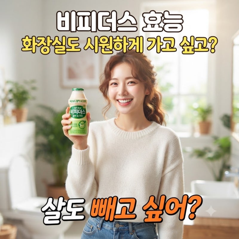 비피더스 효능 화장실도 시원하게 가고 싶고? 살도 빼고 싶어?