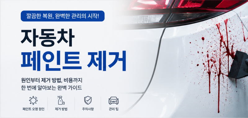 자동차페인트제거 안전하게 하는 방법과 주의사항