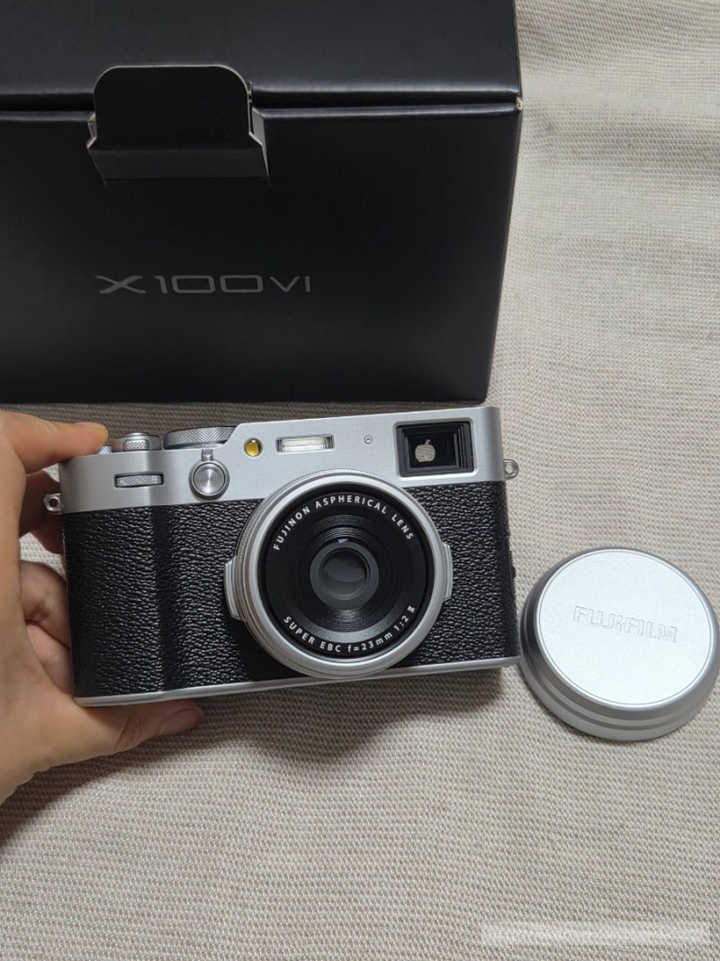 [내돈내산] 후지필름 FUJI X100VI Silver실버/카메라