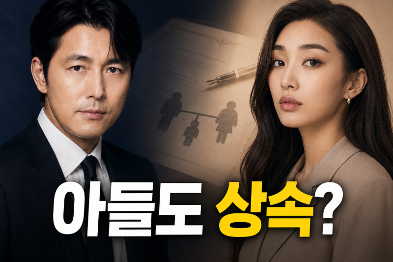 결혼 안 한 정우성·문가비, 아들 상속권은 어떻게 될까?