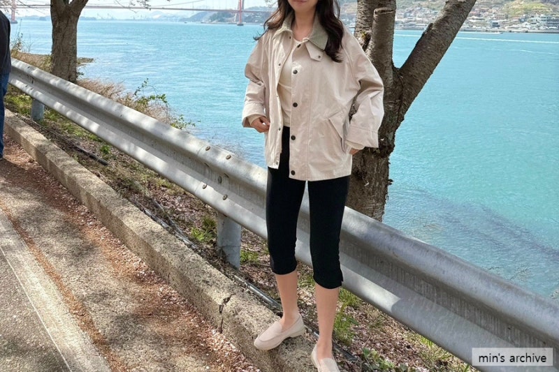 바버 논왁스 자켓, 공드린 힐리 카프리 팬츠, 이너 포니 쉬어티셔츠 (+ 사이즈, 코디) 후기