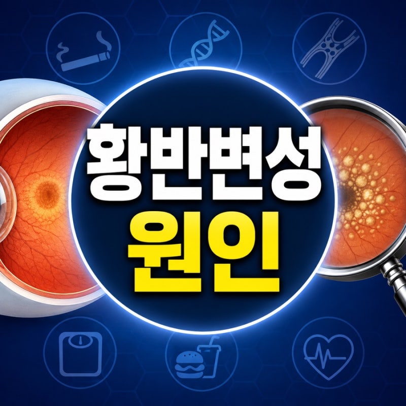 황반변성 원인, 노화만의 문제가 아닌 이유