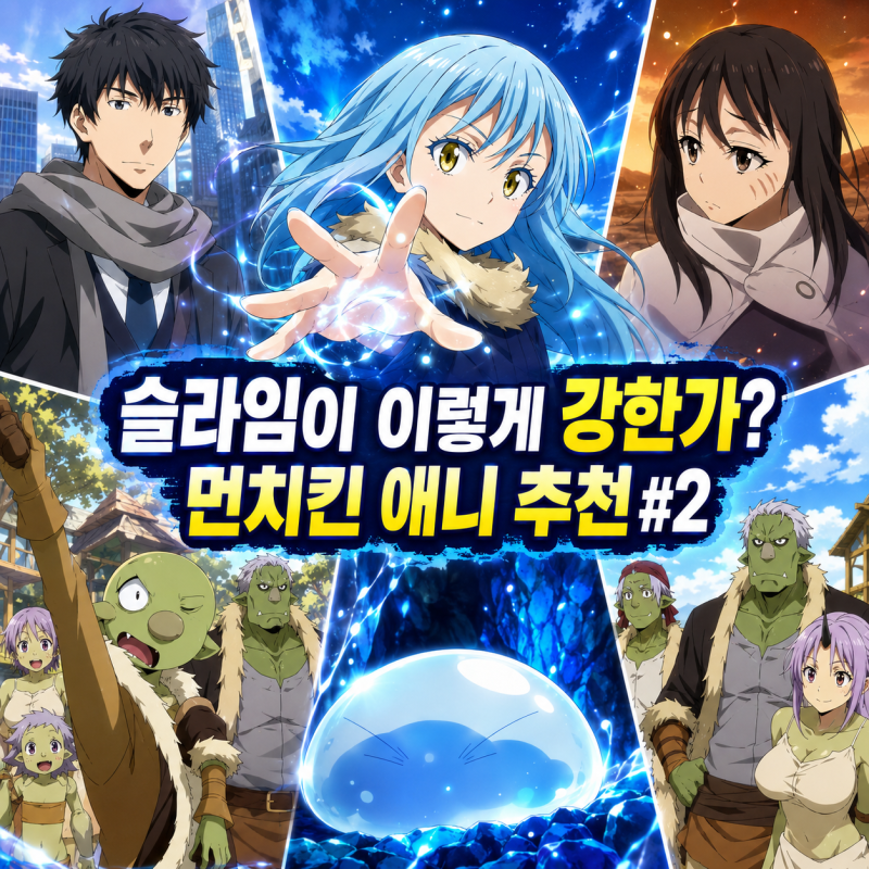 먼치킨 애니 추천 #2 | 전생했더니 슬라임이었던 건에 대하여 | 슬라임이 이렇게 강한가?