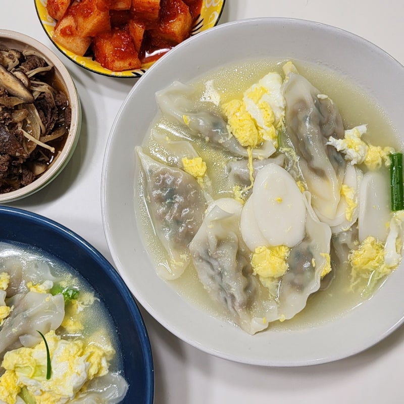 떡국 끓이는법 떡만두국 레시피