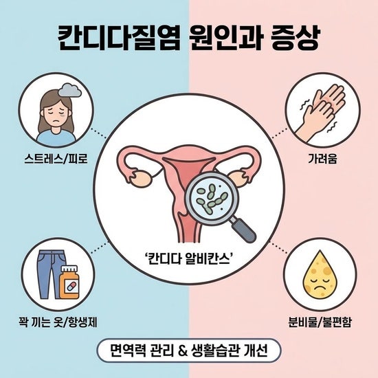 칸디다질염 원인과 주요 증상 알아보기