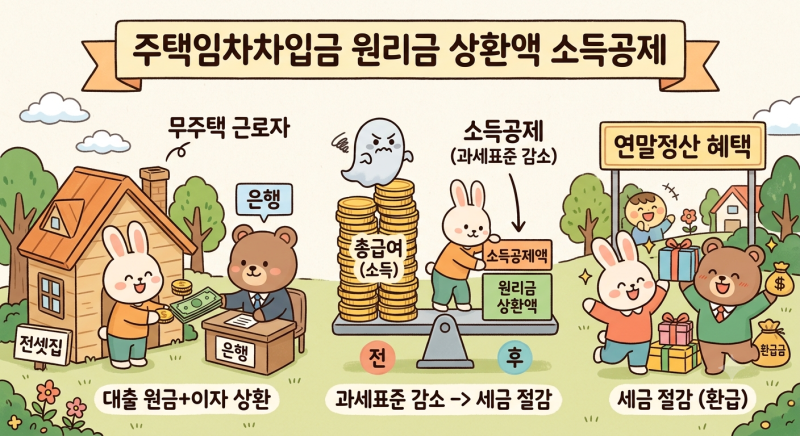 전세자금대출 이자 소득공제, 나도 받을 수 있을까? 대상자 요건 총정리