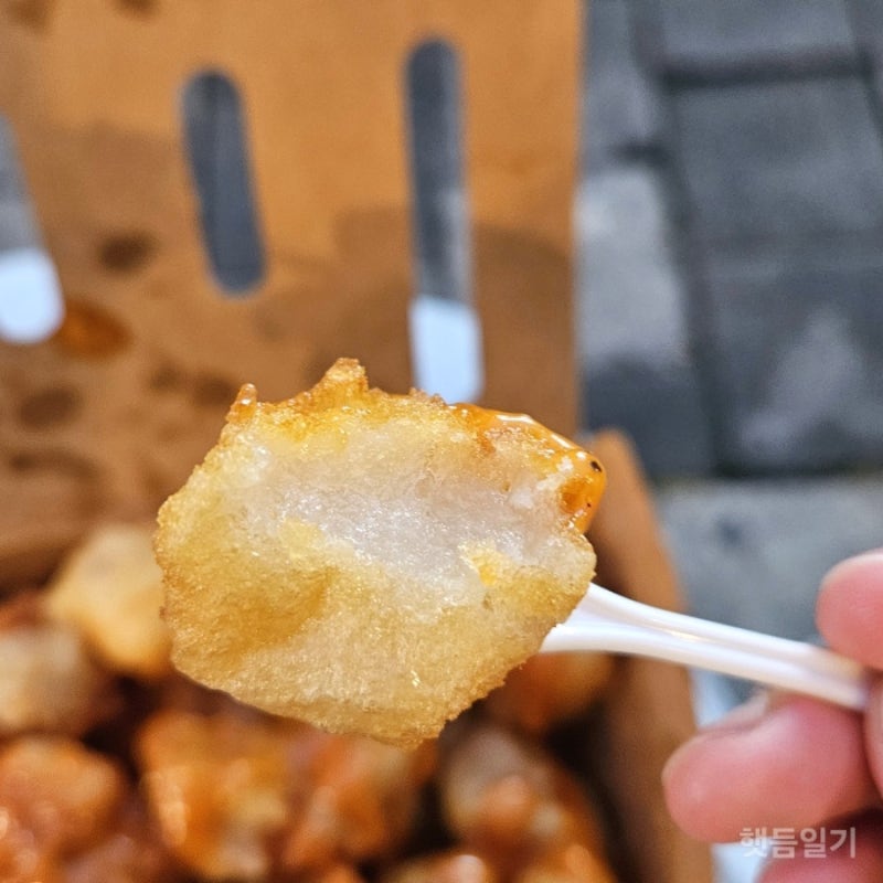 강릉 중앙시장 필수 먹거리 l 강릉 길감자 l 웨이팅, 소스추천, 감친자 찐후기