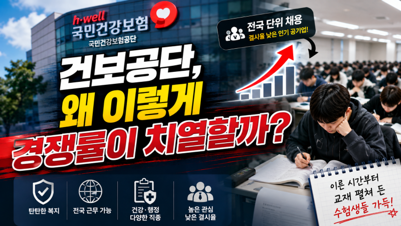 국민건강보험공단 필기시험 총정리|난이도·구성 실제 후기