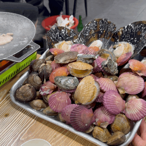 대천애견동반식당 보령조개구이무한리필 맛집 해물창고