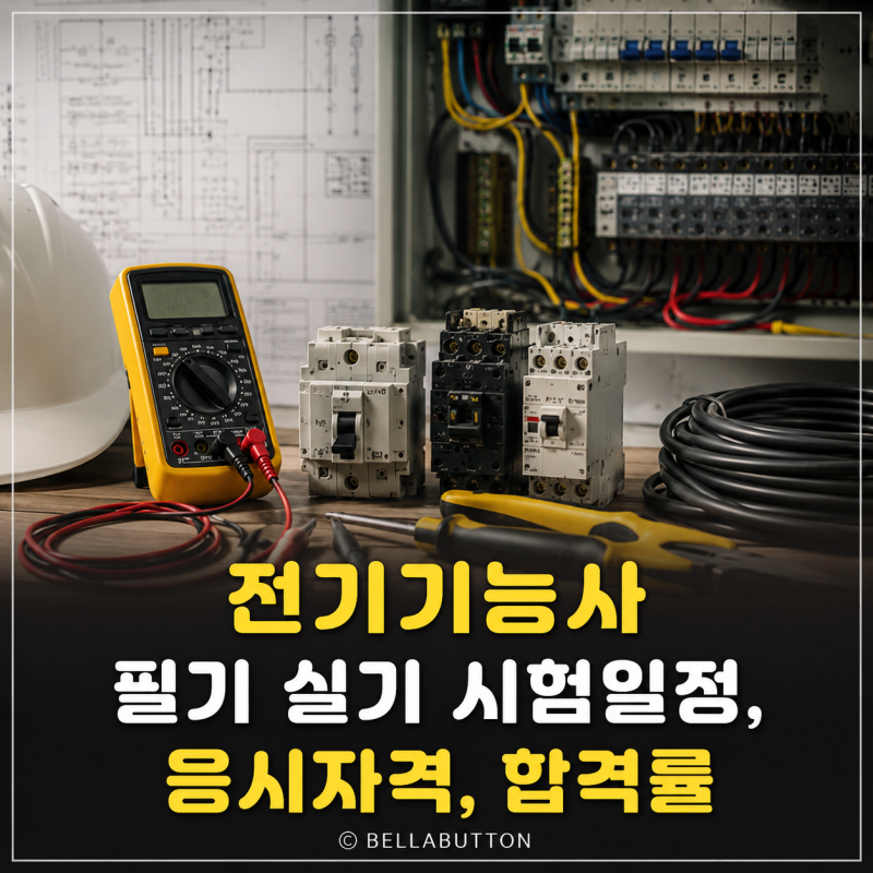 전기기능사 필기 실기 시험일정, 응시자격, 합격률까지 깔끔 정리